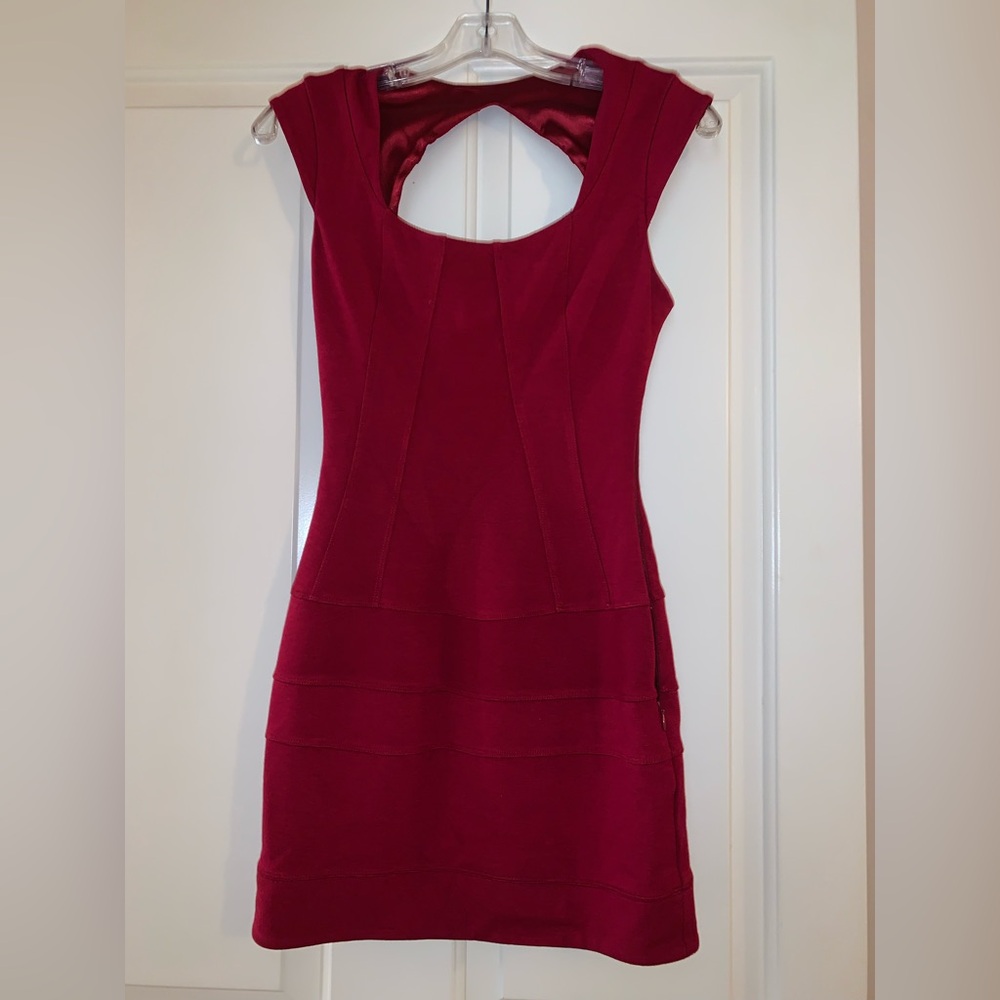 Red BEBE dress